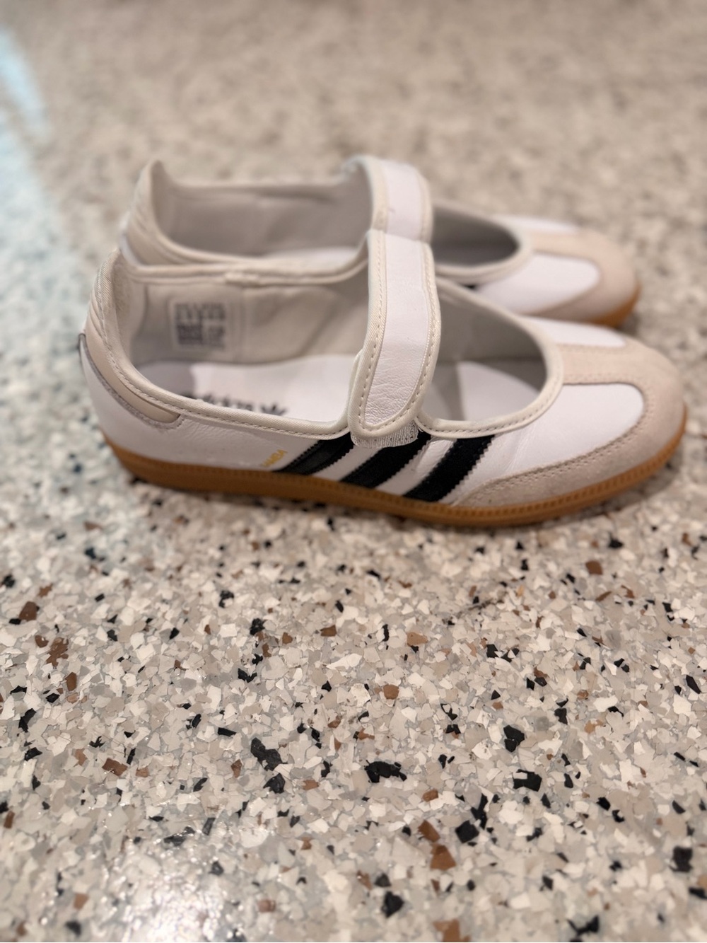 adidas Women’s White & Black Jane Sneakers